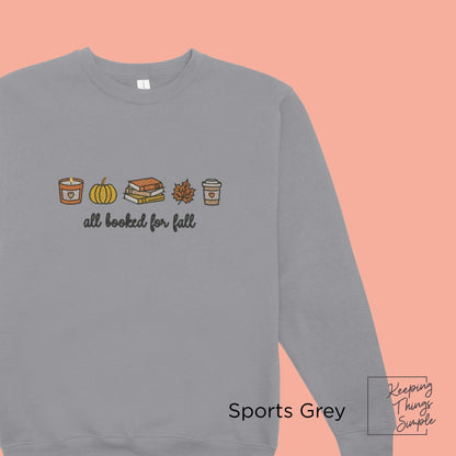 All Booked Up For Fall Sweatshirt