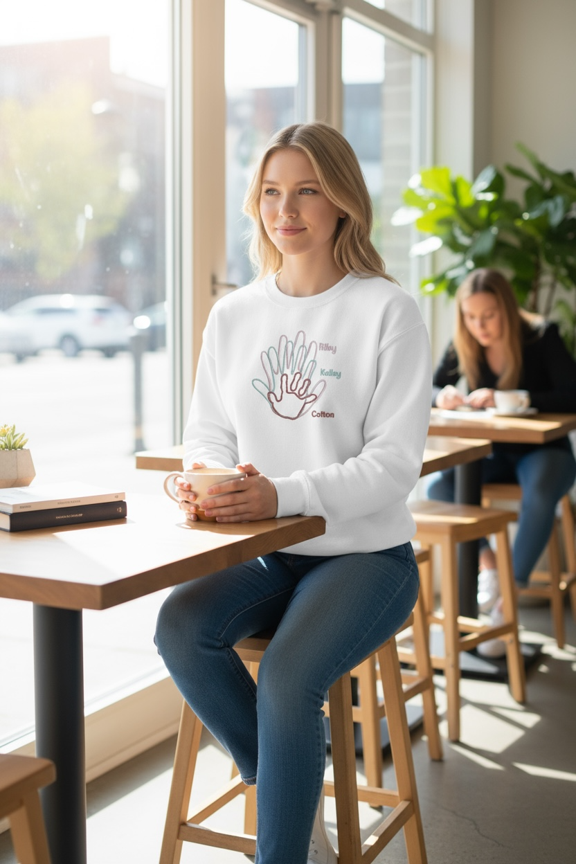 Child's Handprint Sweatshirt