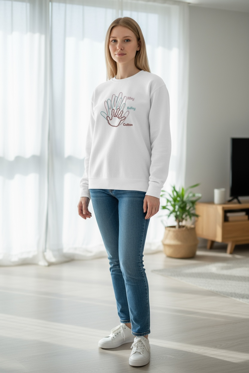 Child's Handprint Sweatshirt