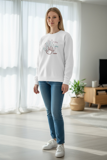 Child's Handprint Sweatshirt
