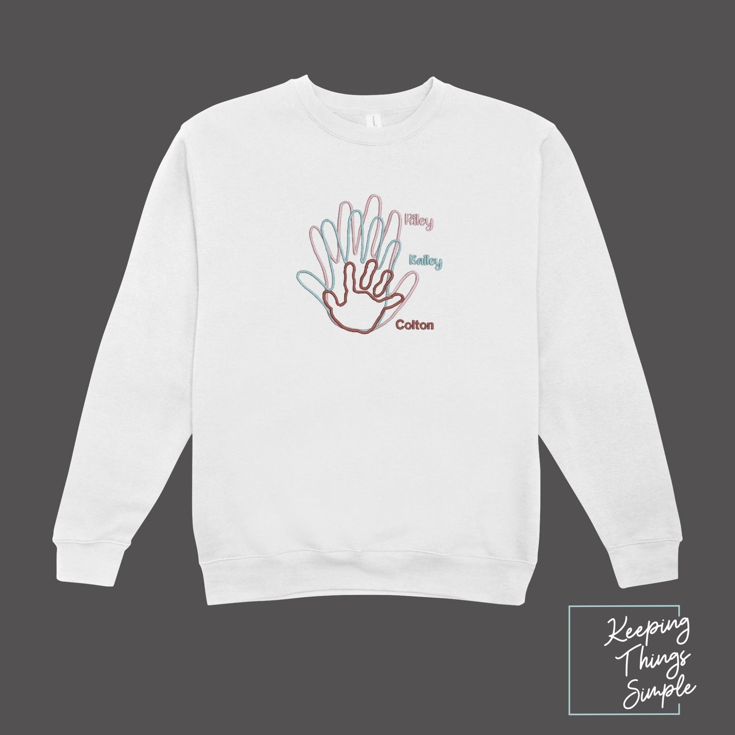 Child's Handprint Sweatshirt